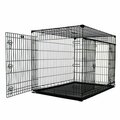 Jewett Cameron 54 in. Lucky Dog Double-Door Crate with Sliding Door - Extra Large, Giant ZW 51554-ZE0110